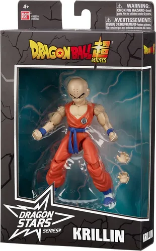 Vista 12 de Dragon Ball Super - Dragon Stars - Krillin, figura de acción de 6.5 pulgadas Dragonball Super Figura de acción de 6 pulgadas Dragon Stars Series