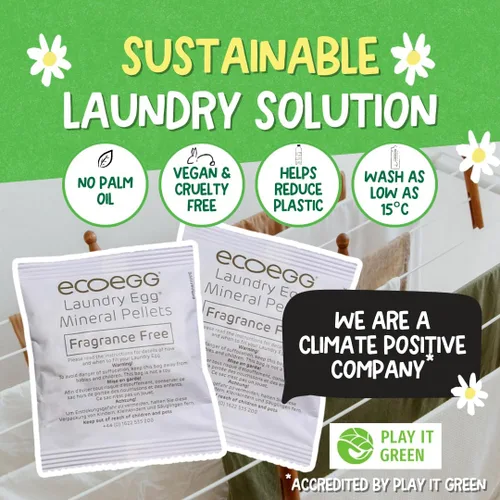 Vista 4 de ecoegg Recambio de huevo de lavandería sin fragancia, 50 cargas