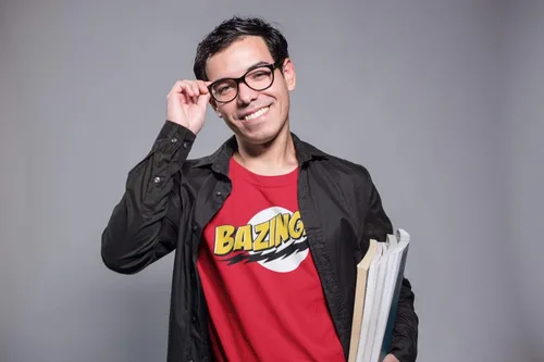 Vista 2 de Ripple Junction Big Bang Theory Bazinga Camiseta para adulto