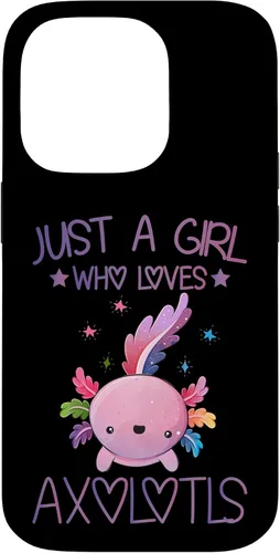 Vista 17 de Just A Girl Who Loves Axolotls Lover Gifts Kawaii Axolotls Case for iPhone 17
