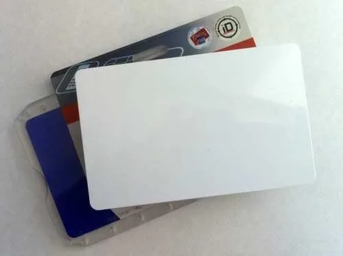 Vista 2 de FLUX Cartera RFID unisex para adultos, protección RFID, blanco, minimalista, 2 ranuras para tarjetas