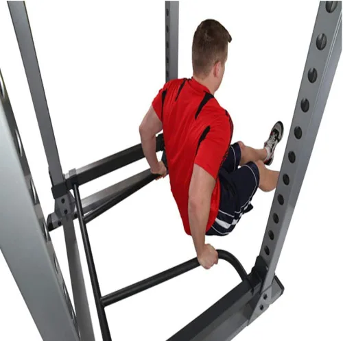 Vista 3 de Body-Solid Accesorio de barra de inmersión DR378 para rack de alimentación GPR378