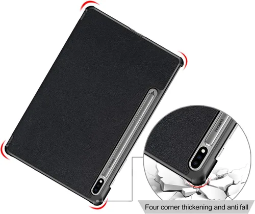 Vista 5 de Gylint Funda inteligente con apagado y encendido automático para Samsung Galaxy Tab S8 Plus 2022/S7 FE 2021/S7 Plus 2020 de 12,4 pulgadas
