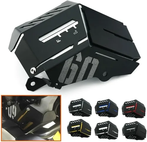 Vista 2 de for Ya&maha MT-09 FZ-09 MT FZ 09 MT09 FZ09 Radiator Water Cooling Tank Reservoir Bezel Side Protection Cover Guard Motorcycle Motorbike Water Tank
