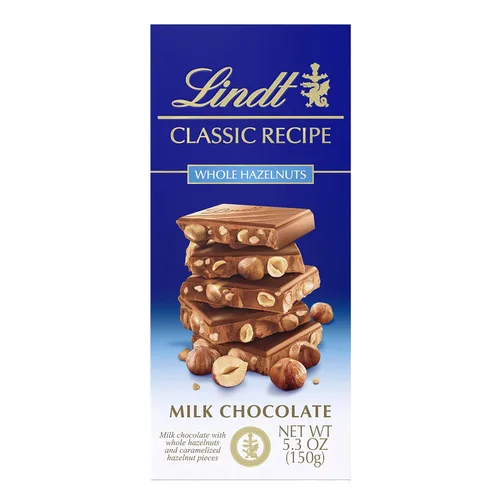 Vista 10 de Lindt CLASSIC RECETE Barra de caramelo de chocolate con leche, 4.4 onzas, paquete de 12