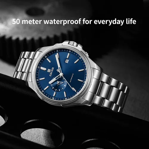 Vista 8 de Men's Diver Mechanical Watch, High Energy Mechanical Core Multifunctional Luminous Dial Advanced Outdoor Waterproof Deep Diving Easy Read, Gift for
