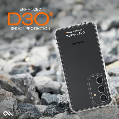 Vista 5 de Case-Mate Funda transparente resistente para Samsung Galaxy S24 [protección contra caídas D3O de 16 pies] [compatible con carga inalámbrica] Funda