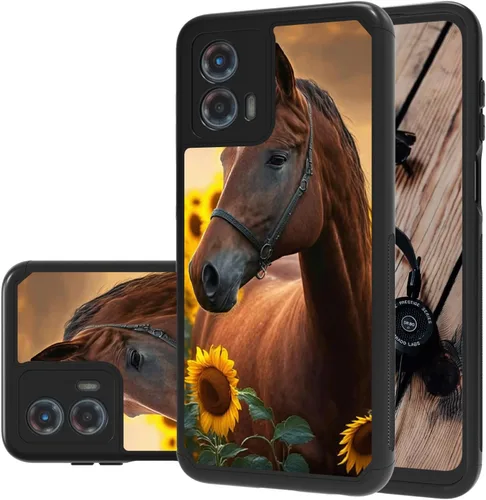 Vista 22 de Funda de doble capa para Motorola Moto G 5G 2023, resistente, a prueba de golpes, resistente, de cuerpo completo, funda protectora resistente