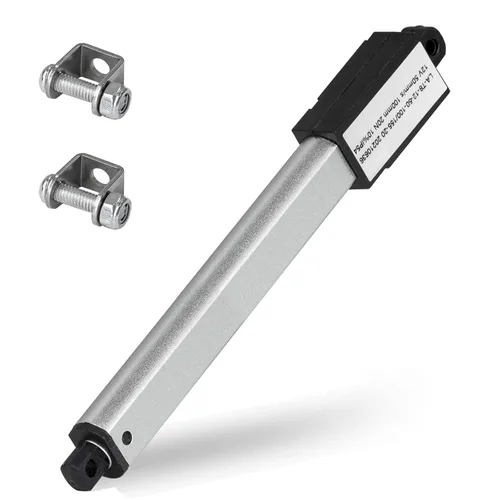Vista 11 de DC HOUSE Mini Actuador Lineal Eléctrico Carrera 0.4"–Fuerza 4.5 lbs–12V Alta Velocidad 1.97"/seg–Peso 0.1KG Ideal para Campana de Cocina