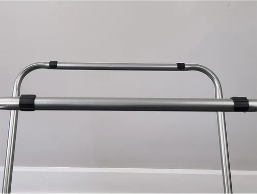 Vista 6 de eHemco Mesas plegables para TV para espacios pequeños, color negro, juego