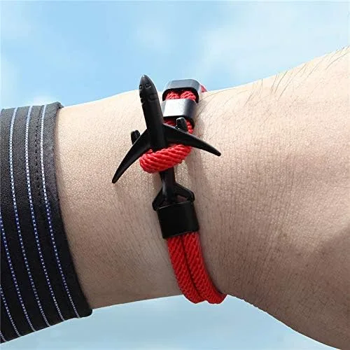 Vista 4 de Zboro 60525 - Pulsera personalizada con diseño de avión londinense para hombre, piloto y novio, avión de aviación