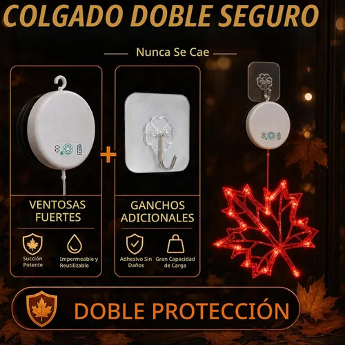 Vista 4 de LOLStar Acorn Maple Leaves Pumpkin Thanksgiving Lights, 3 Pack Rechargeable