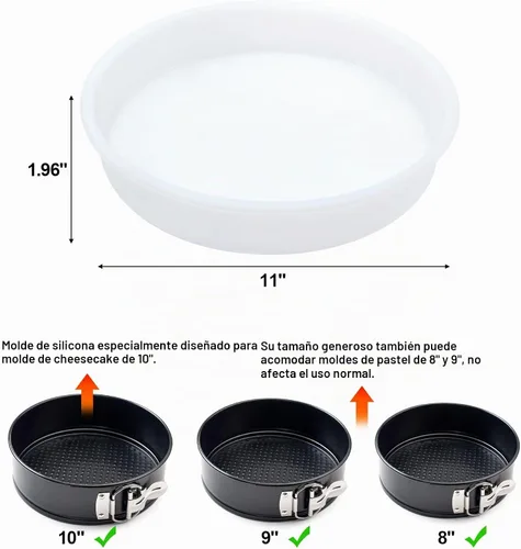 Vista 2 de Springform - Protector de sartén, sello impermeable para platos