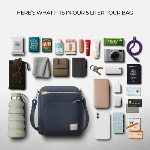 Vista 6 de Travelon Anti-Theft Heritage Tour Bag