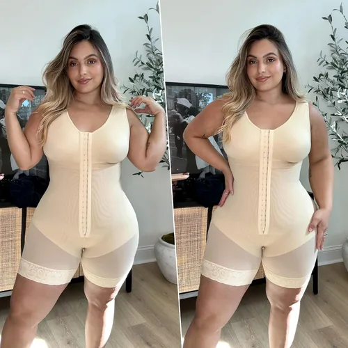 Vista 6 de SHAPERX Fajas colombianas para mujer con control de abdomen, moldeador de cuerpo completo, moldeador de glúteos