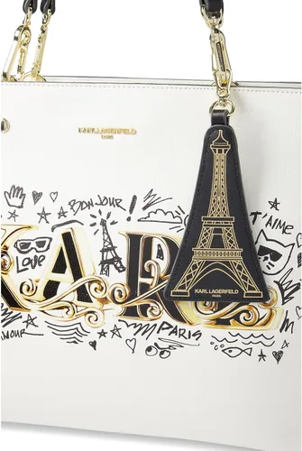 Vista 4 de Karl Lagerfeld Paris Adele Top Zip Tote, Bolso con cremallera superior Adele