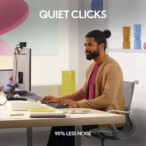 Vista 11 de Logitech Mini teclado mecánico MX + mouse inalámbrico MX Master 3S para Mac, teclas retroiluminadas de perfil bajo, interruptores táctiles más