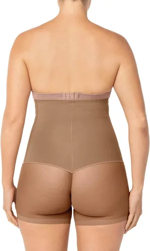 Vista 2 de Leonisa Pantalón corto con control de cintura alta realmente invisible para mujer