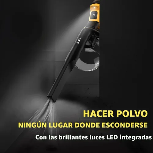 Vista 6 de Aspiradora inalámbrica para batería Dewalt de 20 V, aspiradora eléctrica de mano 5 en 1 con potente motor de 500 W, aspiradora de mano portátil