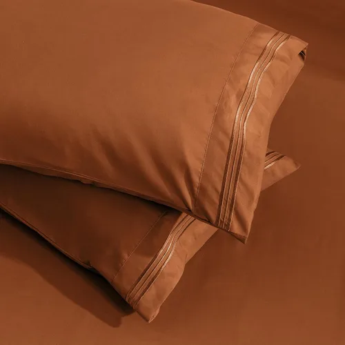 Vista 4 de Aormenzy Fundas de almohada de microfibra, tamaño estándar, calabaza Calabaza Caramelo
