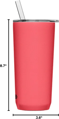 Vista 6 de CamelBak Horizon - Vaso de paja de 20 onzas, acero inoxidable aislado
