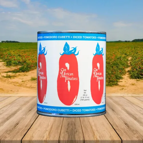 Vista 3 de SMT SAN MERICAN TOMATO - Tomates en cubitos, 28 oz (paquete de 6)