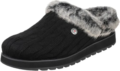 Vista 4 de Skechers Keepsakes - Pantufla Ice Angel para mujer Negro