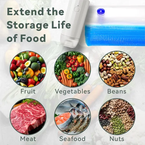 Vista 5 de Sous Vide - Bolsas reutilizables de 30 unidades, bolsas reutilizables de sellado al vacío (S+M+L) compatibles con alimentos para cocinas Anova