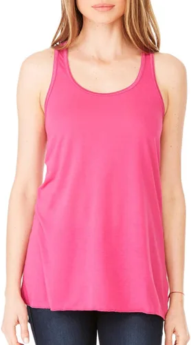 Vista 43 de Bella - Camiseta de tirantes para mujer, con espalda cruzada y holgada Athletic Heather