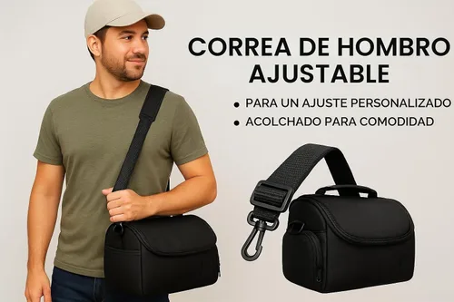 Vista 7 de Grande Digital Cámara/Video Bolsa/Funda de transporte acolchada para Nikon D750, D810, D5500, D750, D700, D3000, D3100, D3200, D3300, D5000 Cámara &