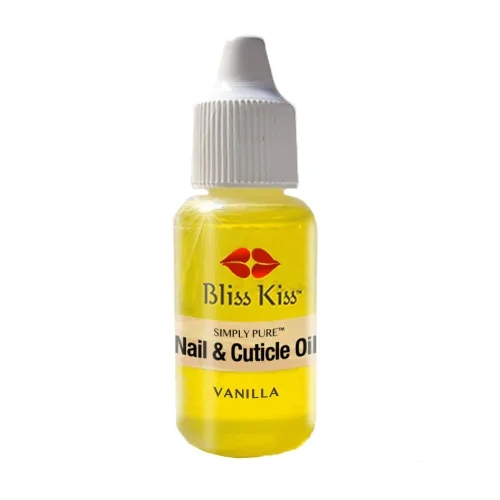 Vista 3 de Bliss Kiss Edición limitada de temporada Simply Pure Nail Oil Dropper Candy Cane Aroma