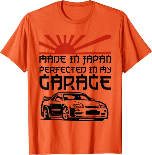 Vista 23 de JDM Japan Motorsport Tuning Car - Camiseta de los años 90, Blanco, S