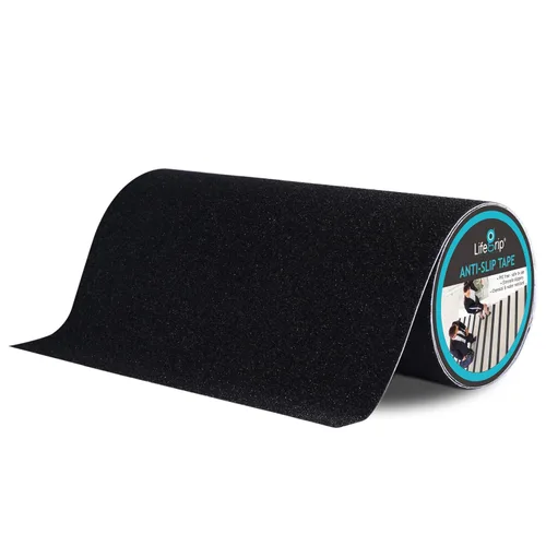 Vista 11 de Lifegrip - Cinta de tracción antideslizante, cinta de fricción de 1 pulgada x 15 pies, el mejor agarre, adhesivo abrasivo para escaleras, peldaños