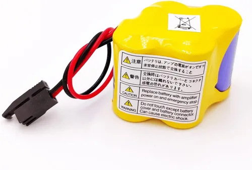 Vista 3 de Paquete de 5 baterías BR-2/3AGCT4A BR2/3AG BR2/3AG BR2/3AGCT4A para FANUC A98L-0031-0025 (conector negro)