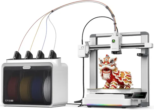 Vista 10 de Creality Impresora 3D SPARKX i7 con monitoreo de cámara AI, nivelación automática, impresión de escritorio silenciosa de alta velocidad, fácil