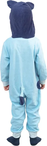 Vista 4 de Disfraz colorido de Halloween para perro, disfraz de cosplay con cremallera y capucha para niños y niñas