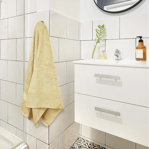 Vista 8 de Toallas de baño de algodón de lujo de 700 GSM (4 unidades, 27 x 54 pulgadas) por Utopia, Beige