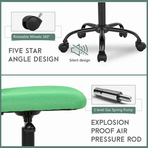Vista 5 de PayLessHere Silla de oficina, silla de escritorio, silla ergonómica de malla para computadora, soporte para espalda, moderno, ejecutivo, respaldo