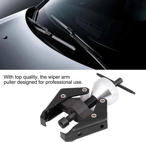 Vista 4 de Jiawu Herramienta removedor de rodamientos, extractor de brazo de limpiaparabrisas de metal profesional multifuncional, para brazo