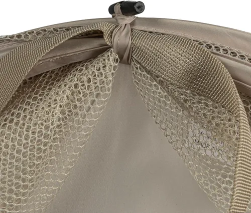 Vista 6 de Household Essentials Cesta de malla desplegable para lavandería, color beige