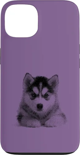Vista 7 de Chic Husky Puppy for Dog Mom and Paw Parents Case for iPhone XR