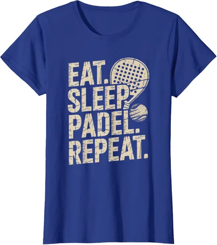 Vista 88 de Camiseta Eat Sleep Padel Repeat Padel Jugador de Tenis