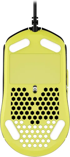 Vista 10 de HyperX Pulsefire Haste - Ratón para juegos - TimTheTatMan Edition - Ultraligero, 1.96 oz, carcasa de panal de abeja, diseño hexagonal, cable USB