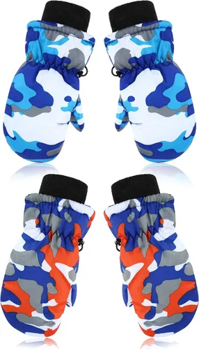 Vista 13 de SATINIOR 2/6 pares de guantes de nieve para niños 6