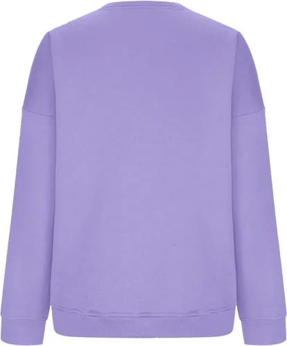 Vista 5 de Remember Your Why - Sudadera para mujer, casual, manga larga, cuello redondo, sin botones, color liso, casual, cómoda