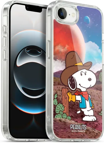 Vista 40 de Head Case Designs Funda de gel con licencia oficial de Peanuts Nebula Cactus Needles Snoopy Space Cowboy [protección de grado militar] compatible