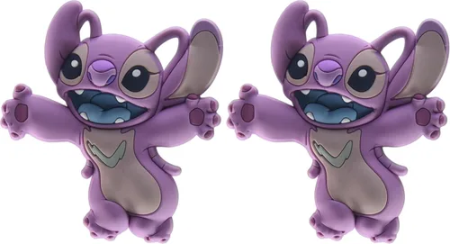 Vista 2 de Disney Lilo & Stitch - Accesorio novedoso con imán de PVC suave al tacto, 3 pulgadas