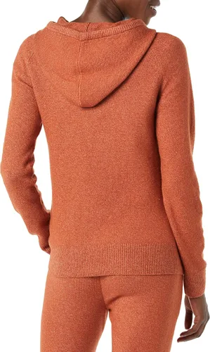 Vista 4 de Tienda Essentials - Suéter con capucha y suave al tacto para mujeres