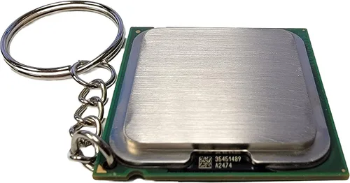 Vista 8 de The Ultimate Geek Accessory - Llavero de procesador de CPU reciclado hecho de piezas de computadora recuperadas
