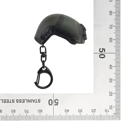 Vista 6 de Llavero para abridor de botellas de cerveza, forma de casco táctico, llavero, bolsa colgante, adorno para eliminar la presión, regalo para hombres